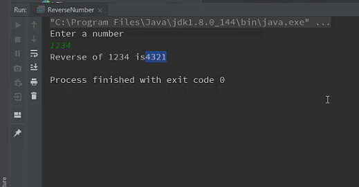سورس کد برنامه چاپ محاسبه معکوس عدد n در زبان برنامه نویسی جاوا