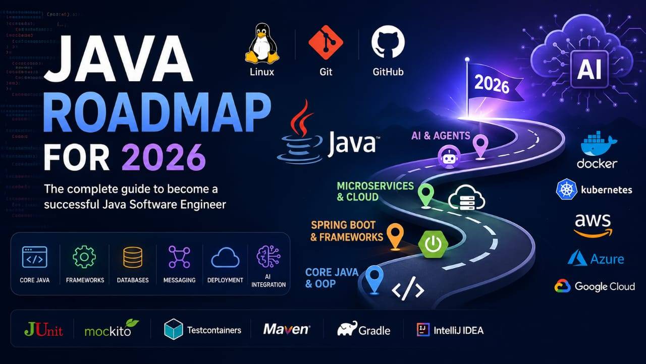 نقشه راه زبان برنامه نویسی جاوا در سال 2026